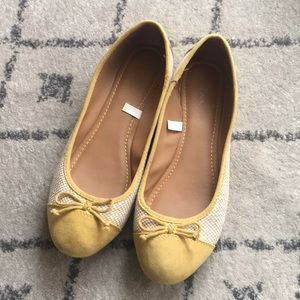 Yellow Ballet Flats